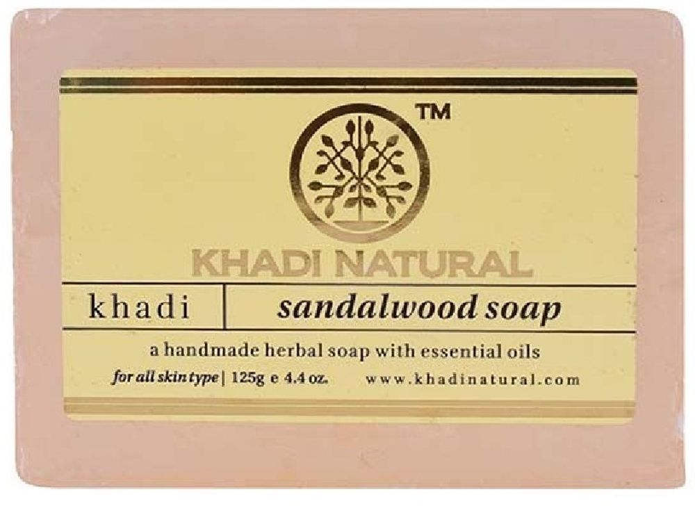 Натуральное мыло с сандалом Khadi Natural sandalwood soap, 125 г