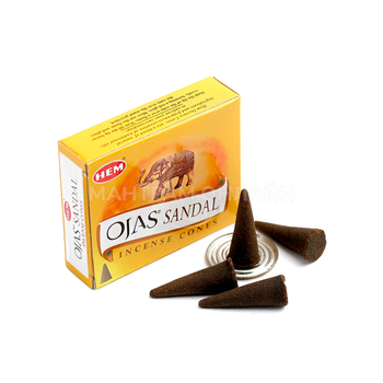 HEM Ojas Sandal Благовоние-конус Оджас Сандал 10 шт