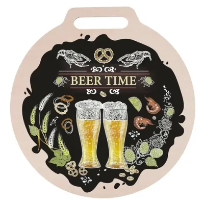 Доска разделочная 26см «BEER TIME» МТ18-31