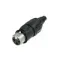 Neutrik NC3FX-TOP кабельный разъем XLR female, для наружного использования, золоченые контакты, IP65