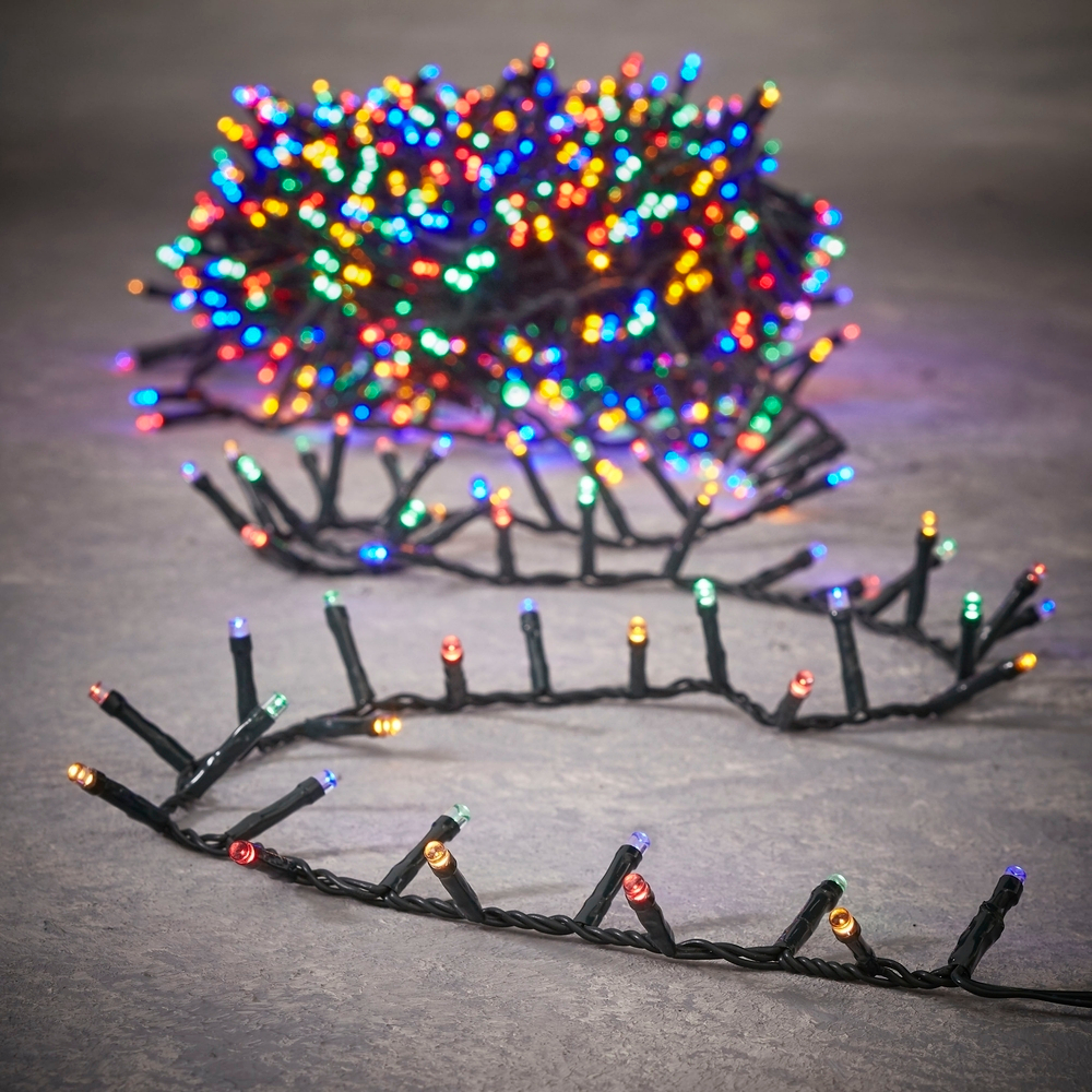 Гирлянда для елки 260см мультиколор 2000 ламп 8 функций Luca Lighting