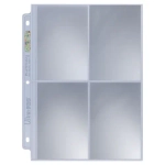 Ultra pro - упаковка листов (25шт) для папки на кольцах Platinum Series 4-Pocket Pages (2х2)