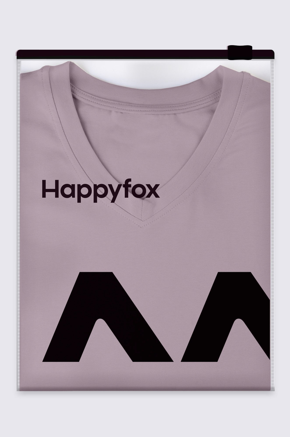 Женская футболка оверсайз с V-вырезом Happyfox