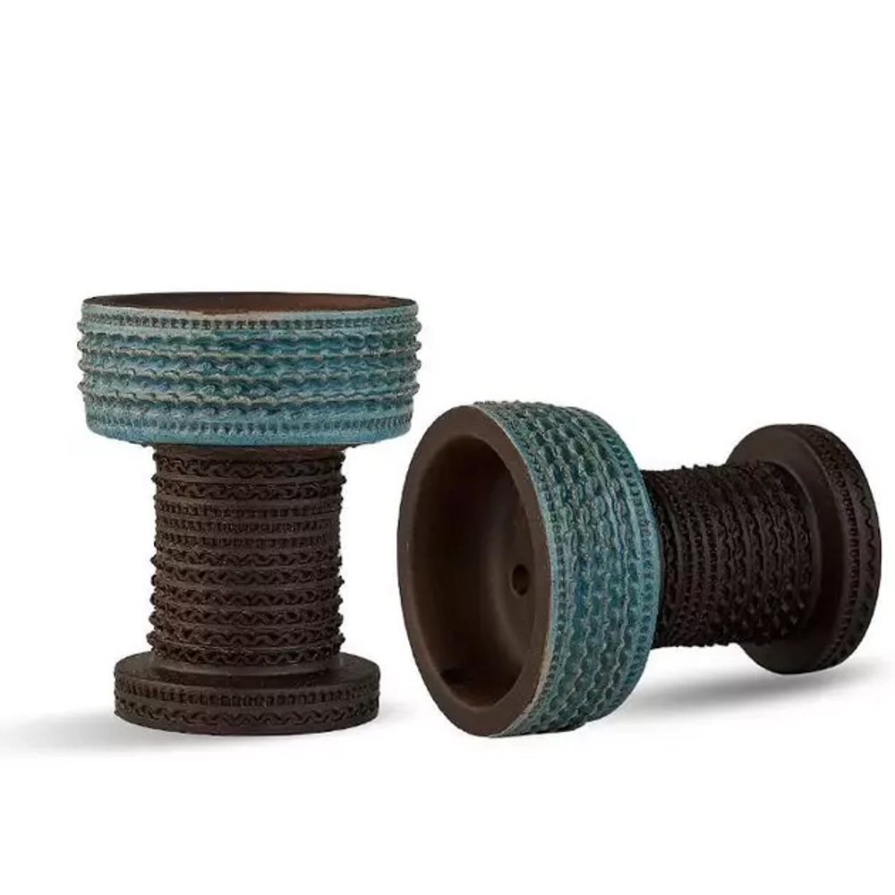 Чаша для кальяна Gusto Bowls Rook Design (Blue)