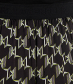штаны printed monogram Karl Lagerfeld - черный(225W1006)