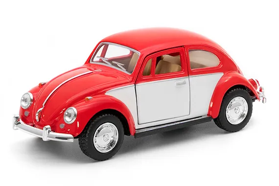 1967 Volkswagen Classical Beetle (окрашенные двери) KINSMART KT5373D