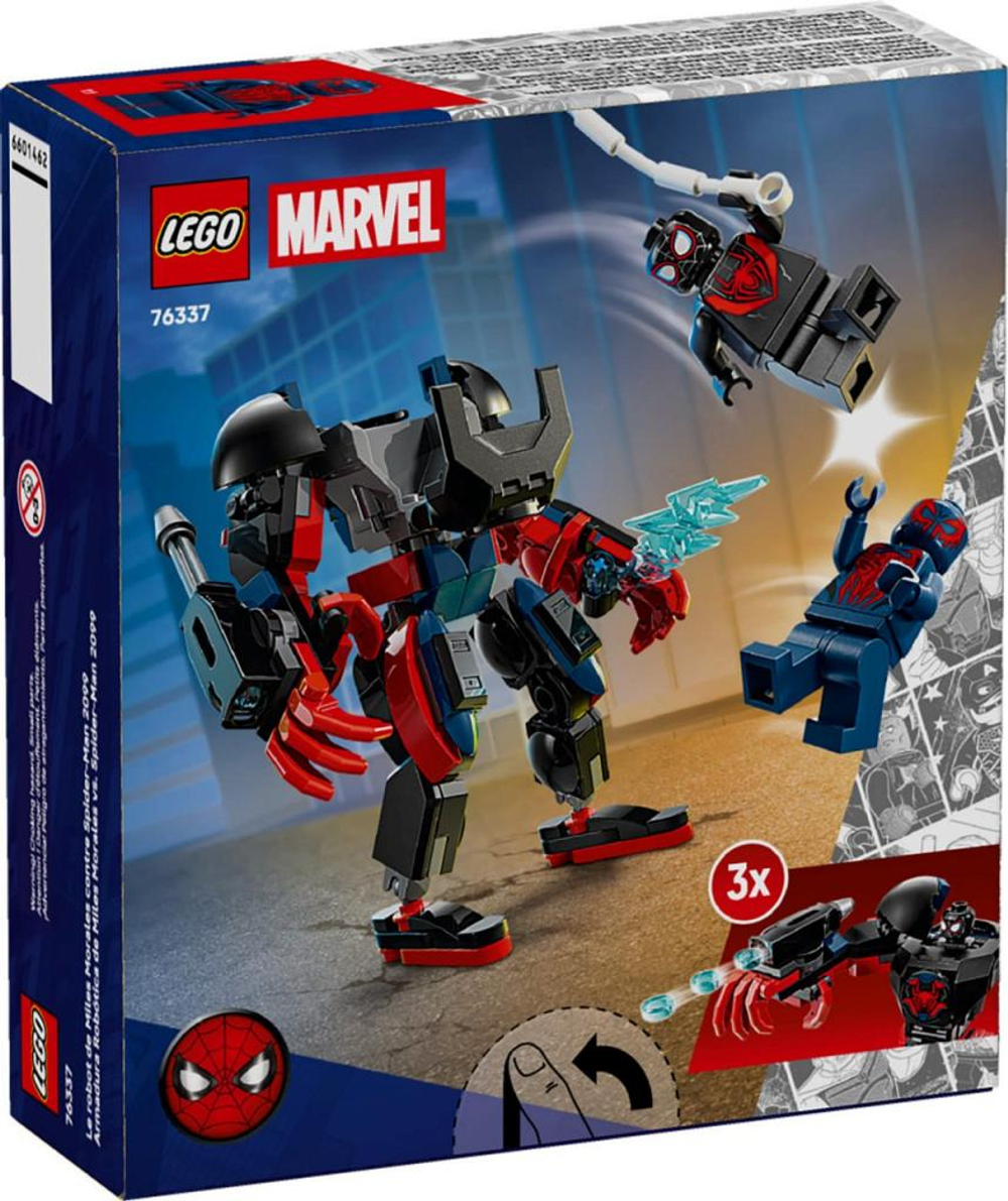 Конструктор Лего Марвел Майлз Моралес против человека паука 2099 76337 | LEGO Marvel Miles vs Spider-Man 135 деталей 6+