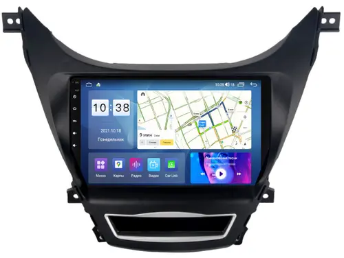 Магнитола для Hyundai Elantra 5 MD 2014-2016 (рестайлинг) - Parafar PF360XHD на Android 13, CarPlay, 4G SIM-слот