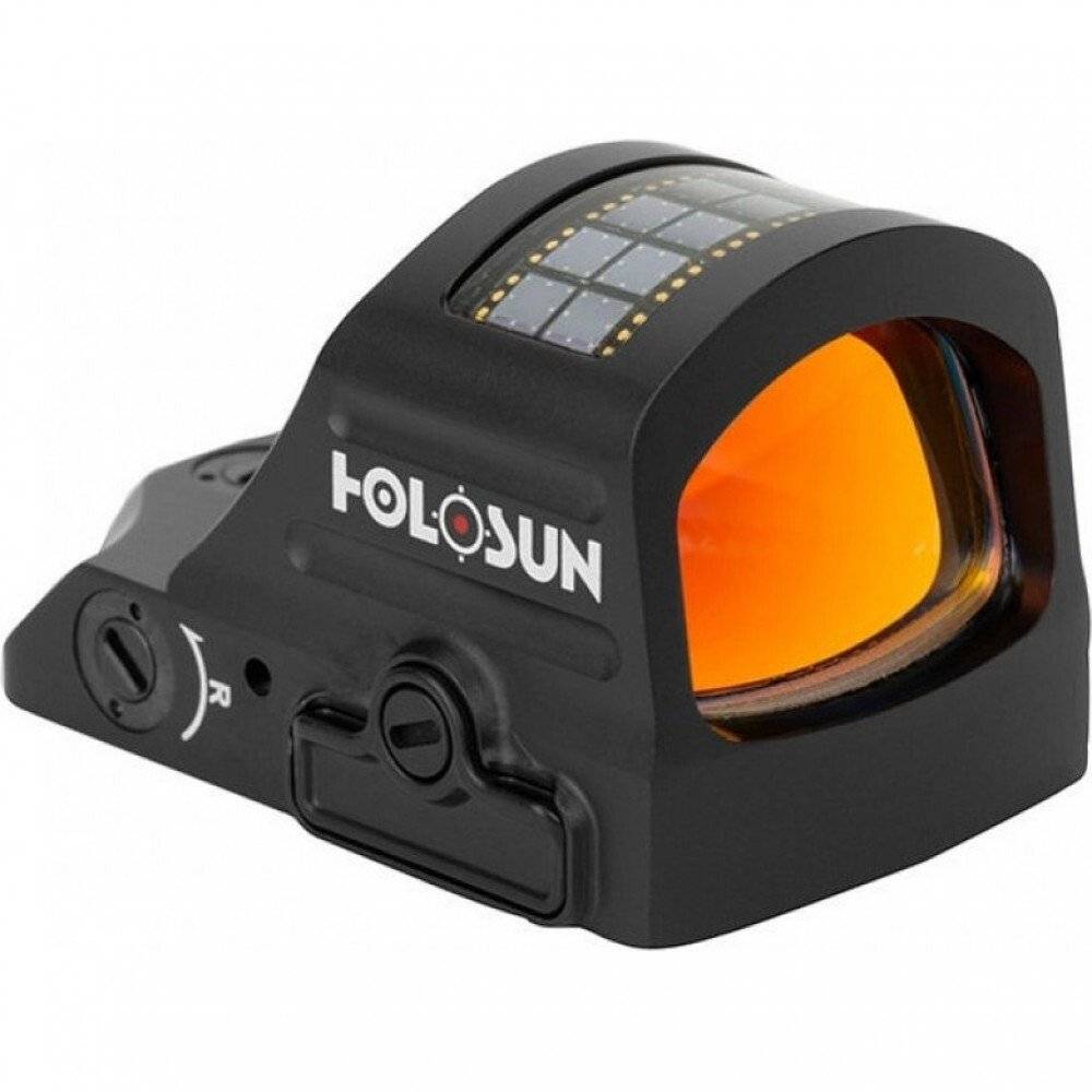 Коллиматорный прицел Holosun Open Reflex micro 407C X2 (открытый, 2 МОА, точка красная, без кронштейна)