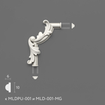 Угловой элемент MLDPU-1U-2.1L