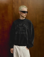 Женский свитшот свободного кроя с круглым вырезом OUT OF CORE - BERSHKA