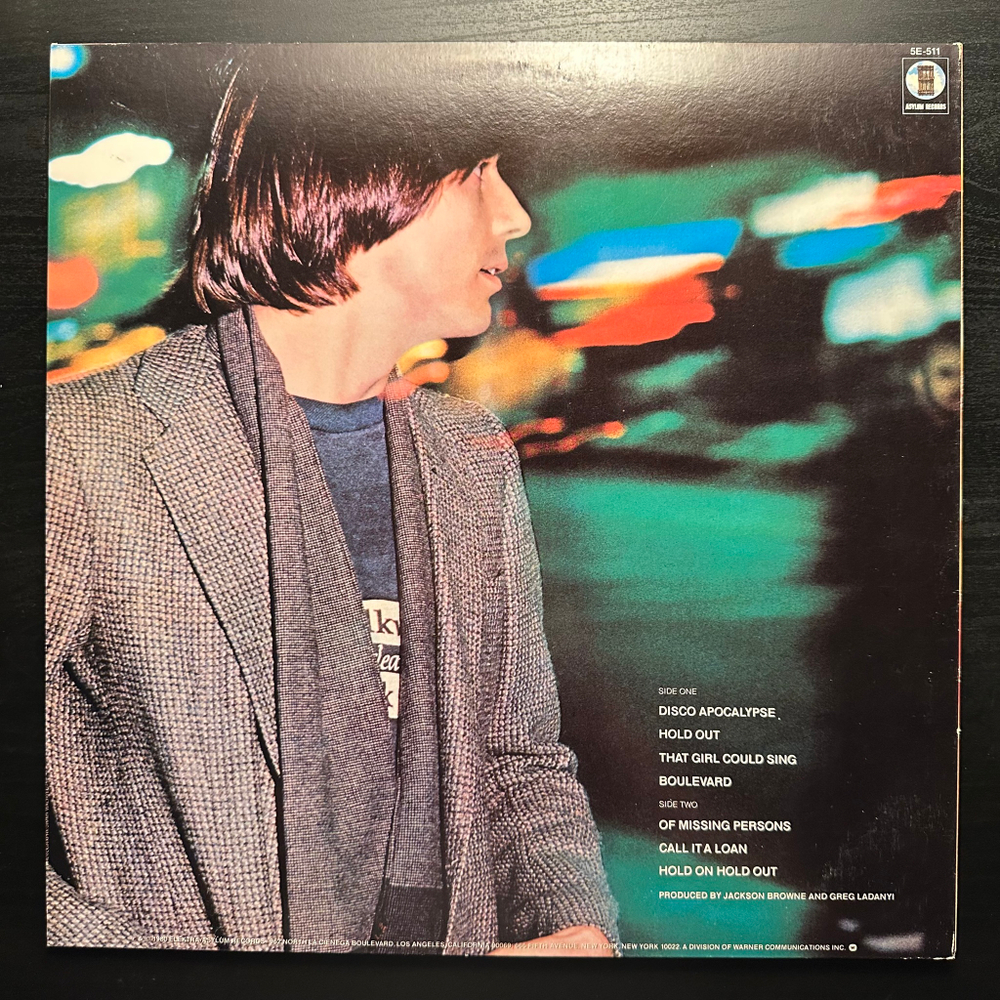 Jackson Browne - Hold Out (США 1980г.)