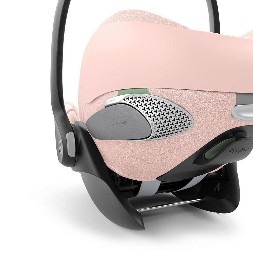 Коляска Cybex Priam IV Rosegold complete Cloud T Peach Pink Plus Base T 3 в 1 Mirage Grey