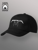 Бейсболка meowtallica