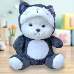 Yumşaq oyuncaq \ Мягкая игрушка \ Soft toys Boz ayı kapşonlu