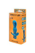 Анальная пробка с вибрацией Spice it up Satisfaction Aquamarine 8002-03Lola