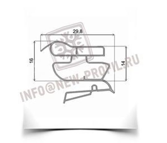 Уплотнитель для холодильника Candy Soft Line ССD 350 SL х.к 1175*575 мм (022)