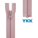 Молния трактор YKK Т3 (3 мм) 1 зам., разъем., 60 см, цв. 811 бл.розовый, уп.10 шт