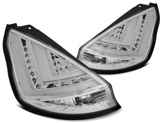 Задние фонари для Ford Fiesta VII 5D (08-12) LED Chrome
