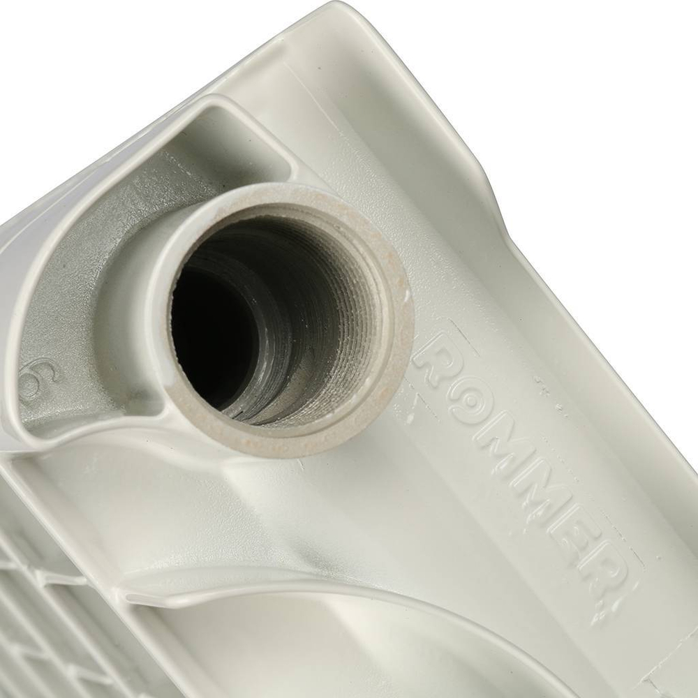 ROMMER AL500-80-80-100 12 секции радиатор алюминиевый (RAL9016)