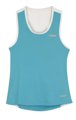 Damski top tenisowy NOX Pro Tank - turquoise