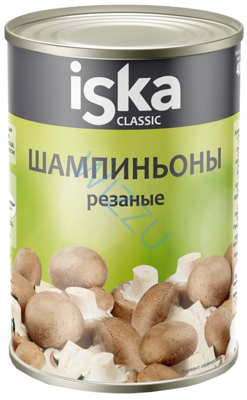 Грибы "ISKA" Шампиньоны резаные 425мл