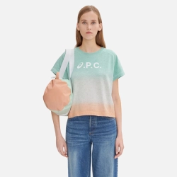 Укороченная футболка Cloud A.P.C. x ASICS женские