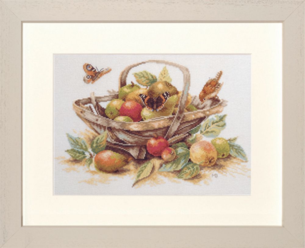 Набор для вышивания нитками Lanarte, Summerfruit, 39х29 см