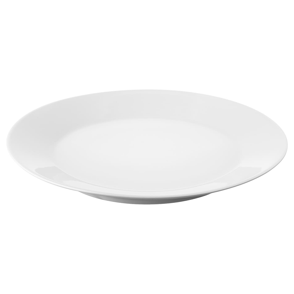 IKEA 365+ Тарелка, белая, 20 см