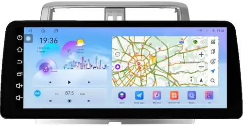 Магнитола для Toyota Land Cruiser Prado 150 2014-2017 (рамка 10 тип 2) - FarCar S500-TS18 монитор 12.3" 2K QLED на Android 14, Быстрая, CarPlay, 4G SIM-слот