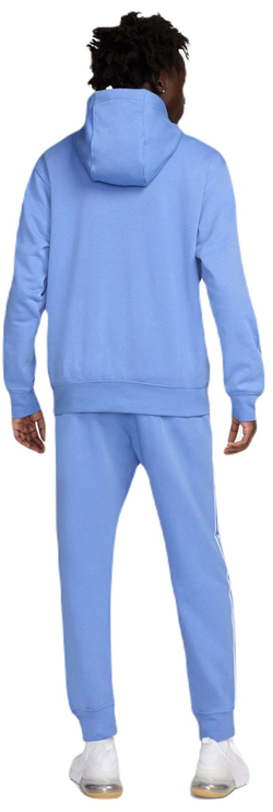 Мужской теннисный костюм Nike Club Fleece Casual Hoodie Track - небесный