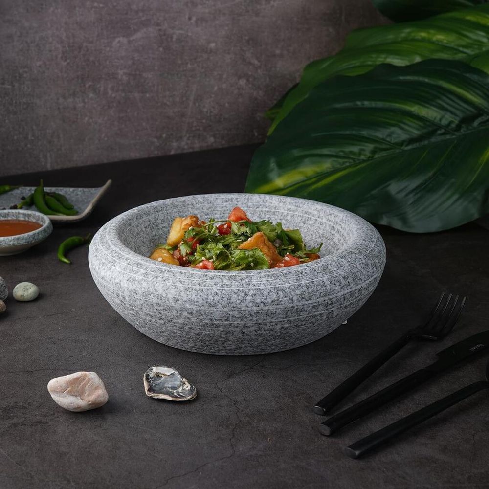 Салатник 650 мл d 22 см h6,5 см Stone Untouched Taiga P.L. Proff Cuisine [1]