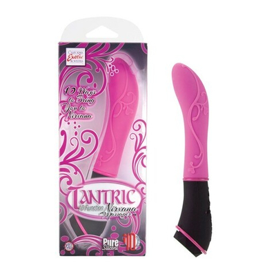 Мощный вибратор для G-стимуляции Tantric Nirvana Massager (10 режимов) (Цвет: розовый с черным)