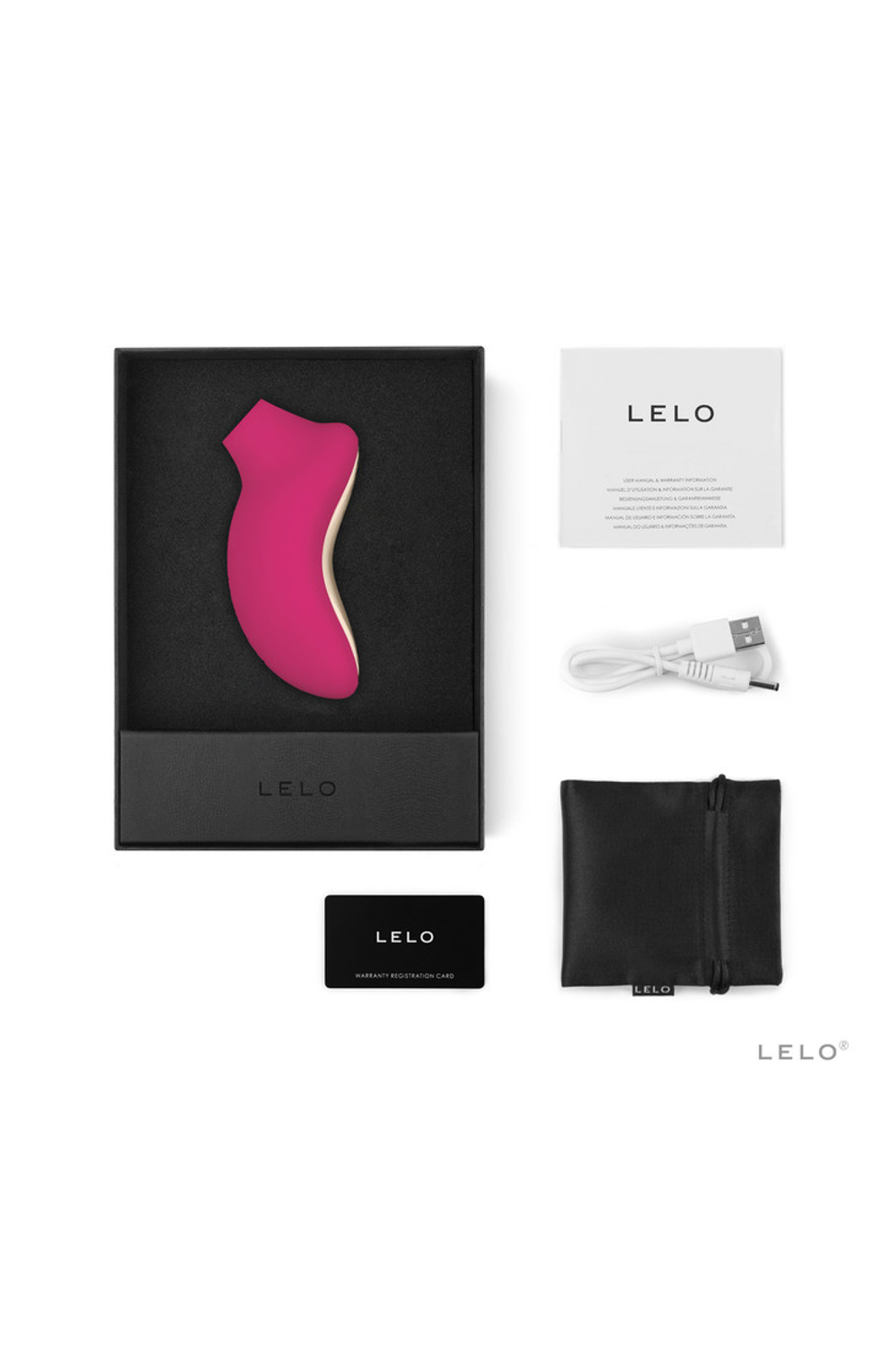 Звуковой массажер клитора Lelo - Sona 2, 11.5 см, Розовый