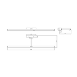 Подсветка для картин Arte Lamp HARRISON A1716AP-1AB, 1хLED