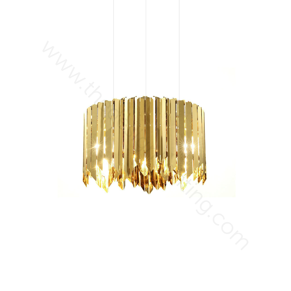 Pendant design lamp  Tom Kirk Facet by Innermost D60 (Gold)