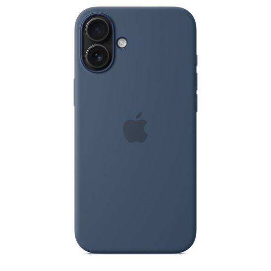 Силиконовый чехол Apple для iPhone 16 Plus с MagSafe Деним