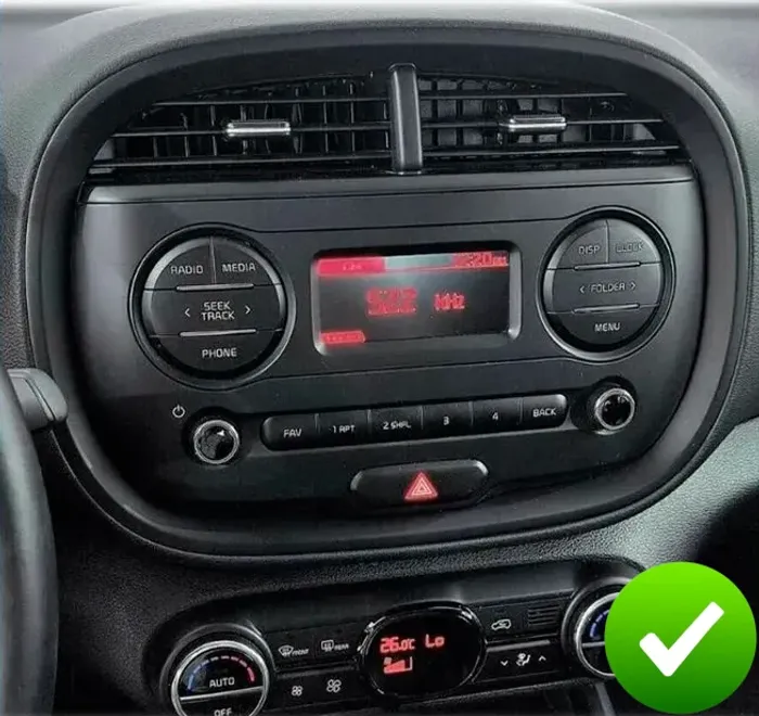 Магнитола для KIA Soul 3 2018-2024 (ШГУ монохром) - FarCar GX877 монитор 13" 2K QLED на Android 14, S500+TS20, Быстрейшая, CarPlay, 4G SIM-слот