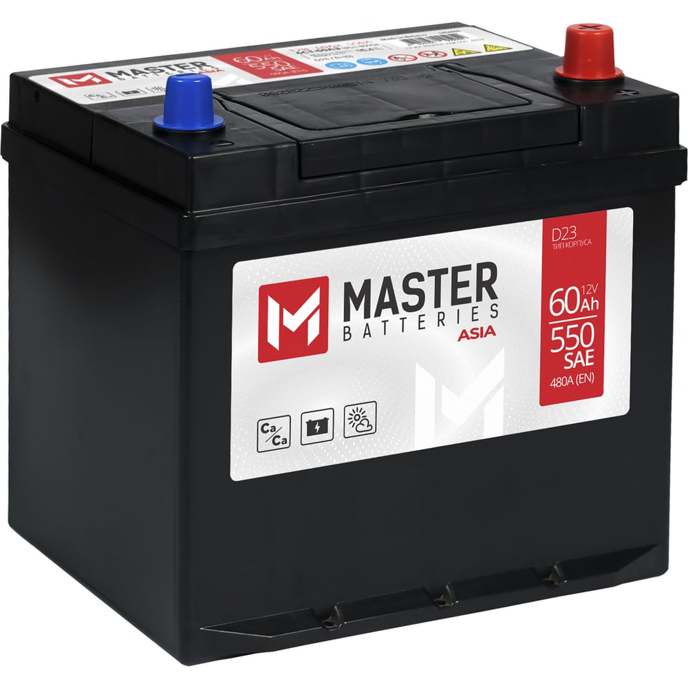 MASTER BATTERIES Asia 60Ah R+