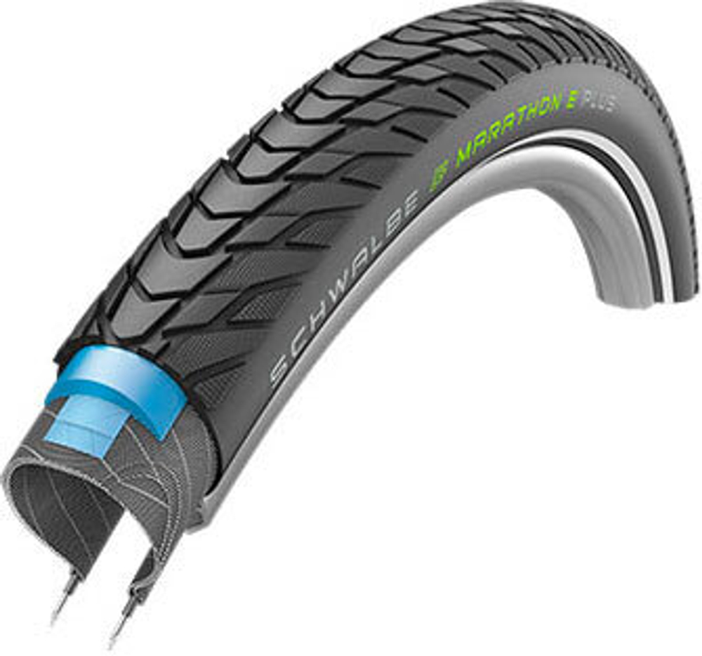 Покрышка 27.5X2.00 650B (50-584) Schwalbe MARATHON E- PLUS SMART DUALGUARD, TWINSKIN B/B+RT HS498 AD
