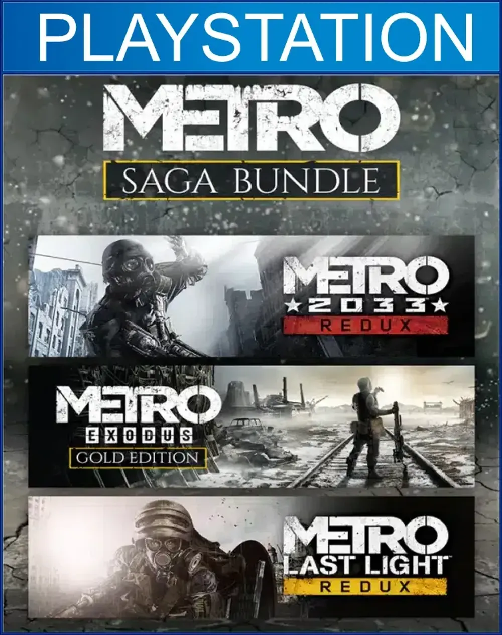 Metro SAGA (2033, Last Light, Exodus)