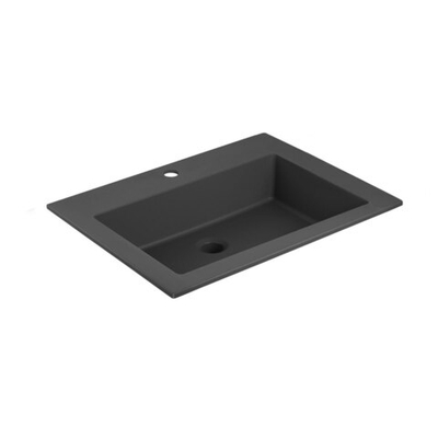 Раковина VCB-13600B из кварца, цвет черный,