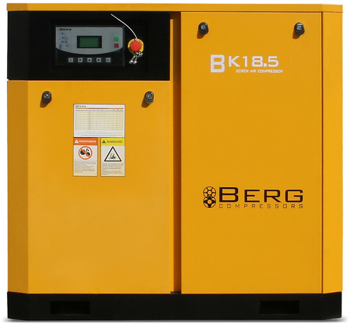 Винтовой компрессор BERG ВК-18.5 IP23 10 бар с прямым приводом