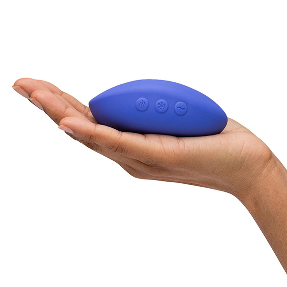 Сиреневый клиторальный вибратор 9,6см We-Vibe Temp Heating & Cooling Massager Lavender Blue SNHS1SGE