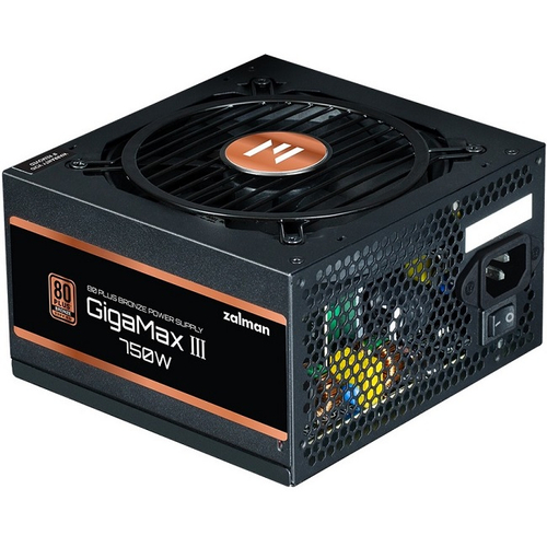 Блок питания Zalman 750W GigaMax III, модульный, 16 Pin PCIe 5.0, 80 PLUS Bronze (ZM750-GV3)