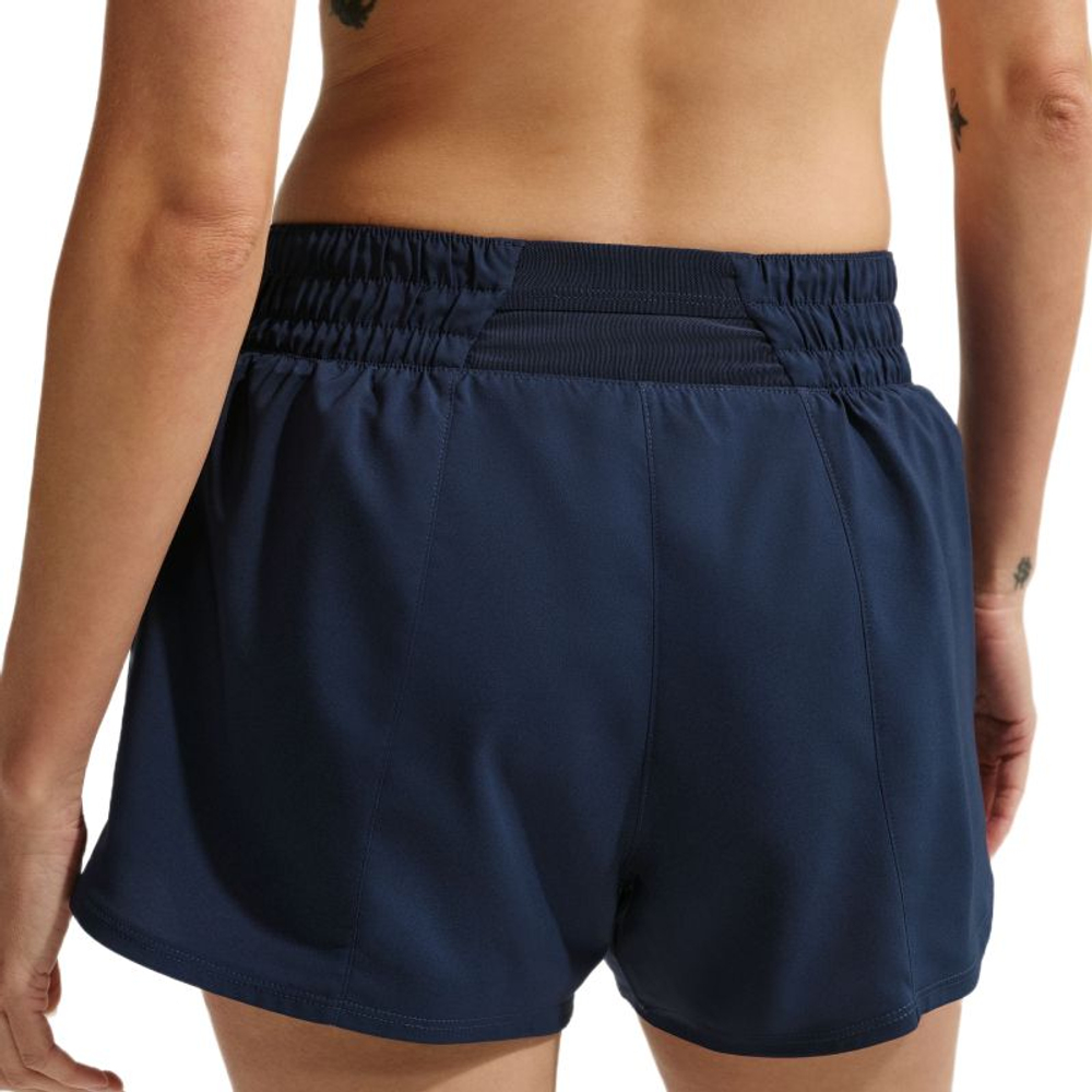 Женские Шорты теннисные Nike Dri-Fit One 3in - midnight navy/white