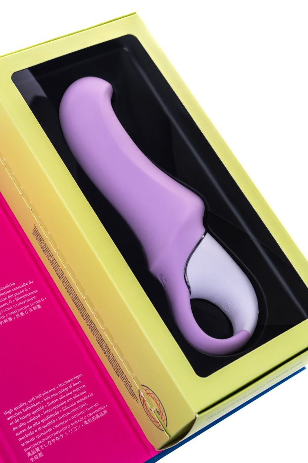 Сиреневый вибратор Satisfyer Charming Smile - 18,5 см. (Цвет: сиреневый)