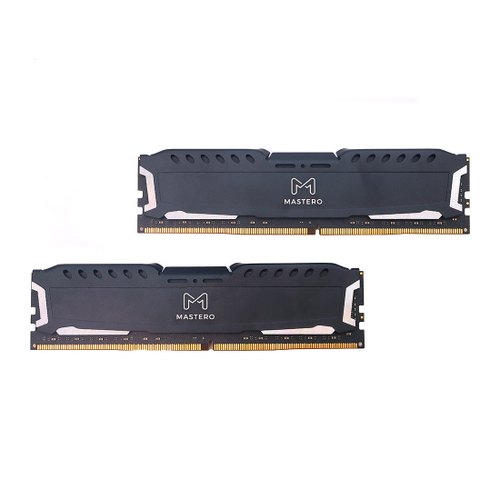 Комплект памяти Mastero DDR4 DIMM 16Гб (2х8Гб), 3200МГц, CL16, Retail, 1.35В, XMP, с радиатором (MS-OP-16G-3200-CL16-K2)