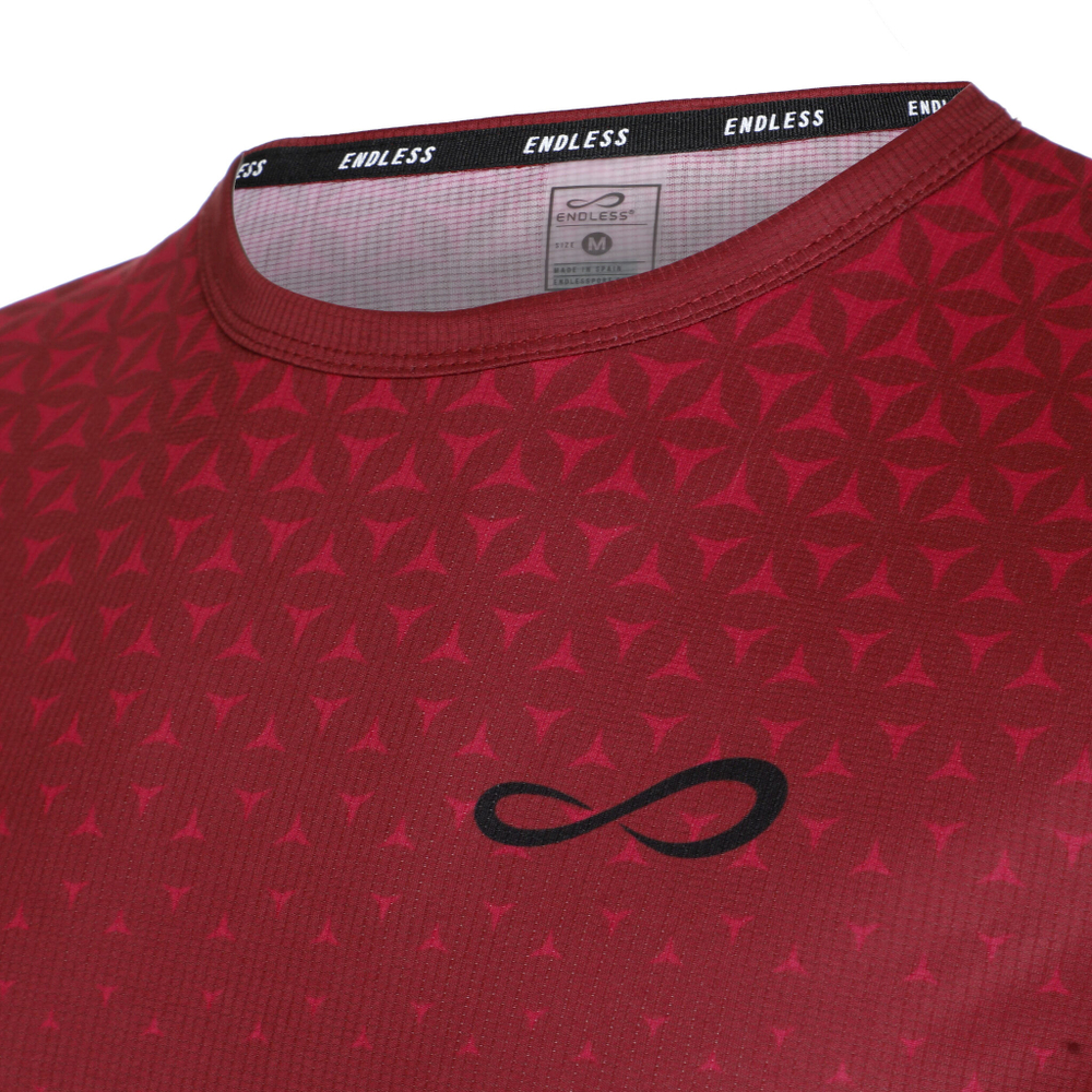 Мужское теннисное поло Endless Ace Geo T-Shirt Men - Red