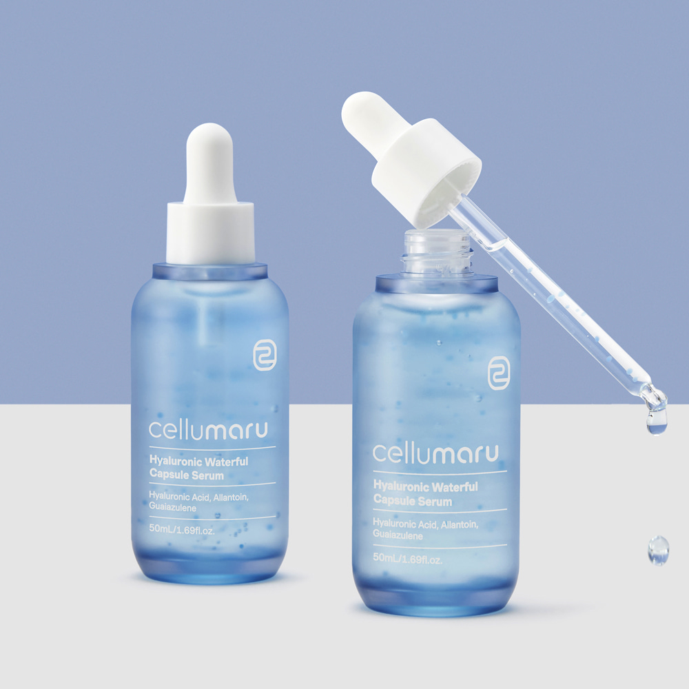 [CELLUMARU] Сыворотка для лица интенсивно увлажняющая Hyaluronic Waterful Capsule Serum, 50 мл